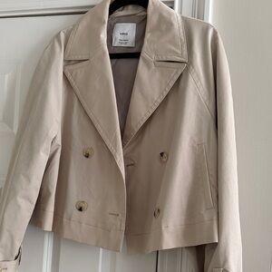 Mango Women's crop trench coat